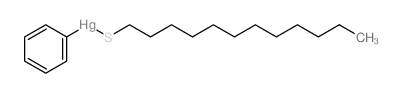 dodecylsulfanyl(phenyl)mercury Structure