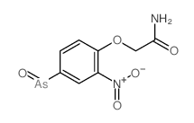 2-(4-arsoroso-2-nitrophenoxy)acetamide结构式