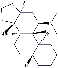 N,N-Dimethyl-5α-androstan-11α-amine结构式