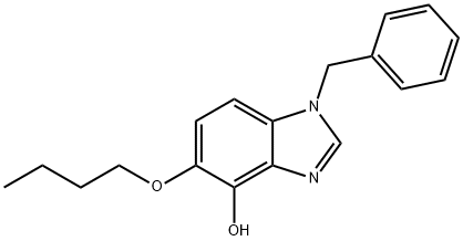 5-Butoxy-1-(phenylmethyl)-1H-benzimidazol-4-ol Structure