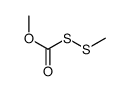 methyl (methyldisulfanyl)formate Structure