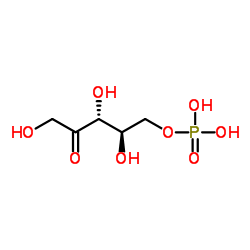 D-Ribulose 5-phosphate Structure