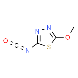 1,3,4-Thiadiazole,2-isocyanato-5-methoxy- Structure