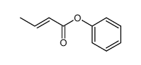 phenyl (2E)-but-2-enoate结构式