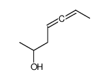 hepta-4,5-dien-2-ol Structure