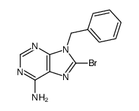 9-benzyl-8-bromo-9H-purin-6-amine Structure