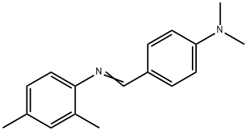 n,n-dimethyl-alpha-(2,4-xylylimino)-para-toluidine结构式