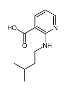 3-Pyridinecarboxylicacid,2-[(3-methylbutyl)amino]-(9CI) Structure