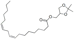 (9Z,12Z)-9,12-Octadecadienoic acid 2,2-dimethyl-1,3-dioxolan-4-ylmethyl ester Structure