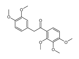 2-(3,4-dimethoxyphenyl)-1-(2,3,4-trimethoxyphenyl)ethanone Structure