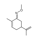 (+)-2-Methyl-5-(1-methylethenyl)-2-cyclohexen-1-one O-methyl oxime结构式