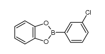 2-(3-chloro-phenyl)-benzo[1,3,2]dioxaborole结构式