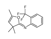 3,3,5-trimethyl-N-[2-(trifluoromethyl)phenyl]furan-2-imine Structure