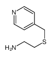 2-(pyridin-4-ylmethylsulfanyl)ethanamine结构式