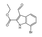 Ethyl 7-bromo-3-formyl-1H-indole-2-carboxylate picture