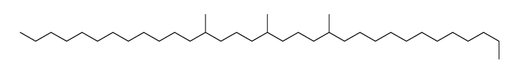 13,17,21-trimethyltritriacontane Structure