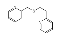 2-(2-pyridin-2-ylethylsulfanylmethyl)pyridine Structure