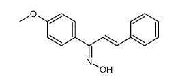 N-[1-(4-methoxyphenyl)-3-phenylprop-2-enylidene]hydroxylamine Structure