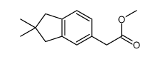 methyl 2-(2,2-dimethyl-1,3-dihydroinden-5-yl)acetate Structure