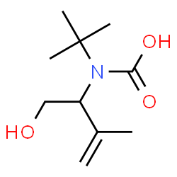 Carbamic acid, [1-(hydroxymethyl)-2-methyl-2-propenyl]-, 1,1-dimethylethyl结构式