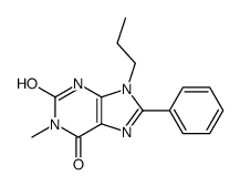 1-methyl-8-phenyl-9-propyl-3H-purine-2,6-dione Structure