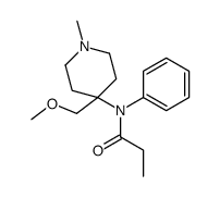 N-[4-(methoxymethyl)-1-methylpiperidin-4-yl]-N-phenylpropanamide Structure