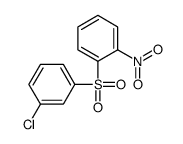 1-(3-chlorophenyl)sulfonyl-2-nitrobenzene结构式