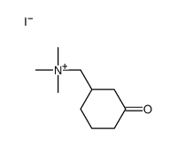 trimethyl-[(3-oxocyclohexyl)methyl]azanium,iodide Structure
