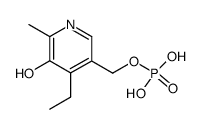 4-Ethyl-3-hydroxy-2-methyl-5-pyridylmethylphosphat Structure