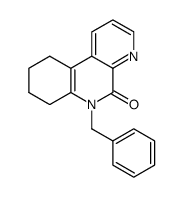 6-benzyl-7,8,9,10-tetrahydro-6H-benzo[f][1,7]naphthyridin-5-one结构式