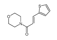 1-morpholin-4-yl-3-thiophen-2-ylprop-2-en-1-one Structure