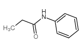 Propanamide, N-phenyl- Structure