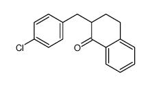 2-[(4-chlorophenyl)methyl]-3,4-dihydro-2H-naphthalen-1-one结构式