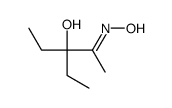 3-ethyl-2-hydroxyiminopentan-3-ol Structure