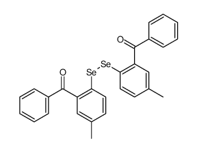 [2-[(2-benzoyl-4-methylphenyl)diselanyl]-5-methylphenyl]-phenylmethanone结构式