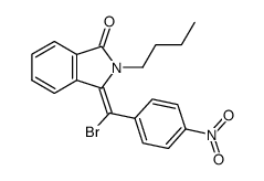 3-(α-Brom-4-nitro-benzyliden)-2-butyl-isoindolin-1-on Structure