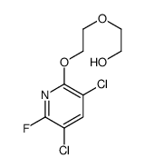 2-[2-(3,5-dichloro-6-fluoropyridin-2-yl)oxyethoxy]ethanol结构式