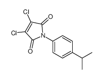 3,4-dichloro-1-(4-propan-2-ylphenyl)pyrrole-2,5-dione结构式