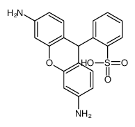 2-(3,6-diamino-9H-xanthen-9-yl)benzenesulfonic acid Structure