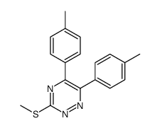 5,6-bis(4-methylphenyl)-3-methylsulfanyl-1,2,4-triazine Structure