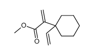 2-(1-Vinyl-cyclohexyl)-acrylic acid methyl ester Structure