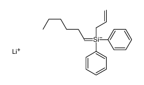 lithium,hexyl-diphenyl-prop-2-enylsilane结构式