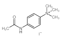 AMMONIUM, (p-ACETAMIDOPHENYL)TRIMETHYL-, IODIDE structure