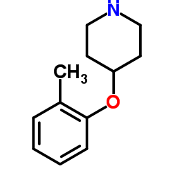 4-邻甲氧苯基哌啶结构式