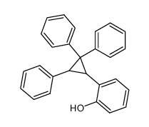 3-(o-Hydroxyphenyl)-1,1,2-triphenylcyclopropan结构式