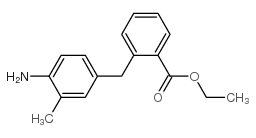 ethyl 2-(4-amino-3-methylbenzyl)benzoate structure