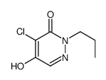 4-chloro-5-hydroxy-2-propylpyridazin-3-one Structure
