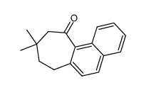 7,8,9,10-Tetrahydro-9,9-dimethyl-11H-cyclohepta[a]naphthalen-11-one Structure