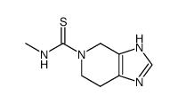 3,4,6,7-tetrahydro-imidazo[4,5-c]pyridine-5-carbothioic acid methylamide结构式