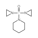 Piperidine,1-[bis(1-aziridinyl)phosphinyl]- Structure